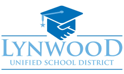 Image displays the logo for the Lynwood Unified Unified School District.